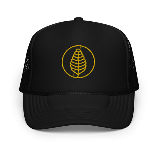 Gold Leaf Foam Trucker Hat