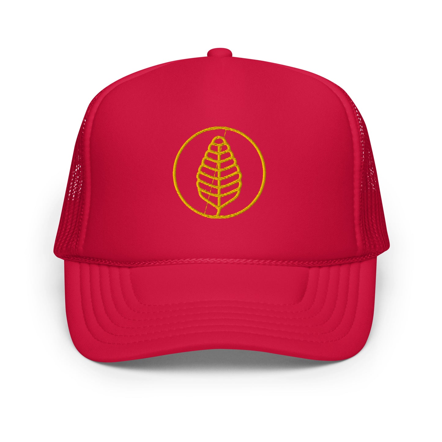 Gold Leaf Foam Trucker Hat